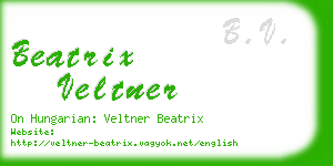 beatrix veltner business card